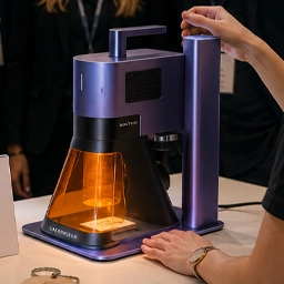 Laser applying the image onto the item